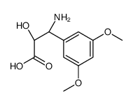 3-(R)-Amino-2-(R)-hydroxy-3-(3,5-dimethoxy-phenyl)-propionic acid结构式