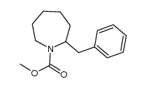 α-benzyl-N-methoxycarbonylazepane结构式