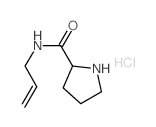 N-Allyl-2-pyrrolidinecarboxamide hydrochloride结构式