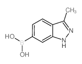 3-甲基-1H-吲唑-6-硼酸结构式