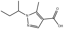 1-(butan-2-yl)-5-methyl-1H-pyrazole-4-carboxylic acid Structure