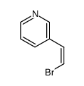 Pyridine, 3-[(1Z)-2-bromoethenyl]- (9CI)结构式