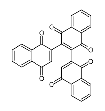 2,3-bis(1,4-dioxonaphthalen-2-yl)naphthalene-1,4-dione Structure