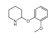 2-(2-methoxyphenoxy)piperidine Structure