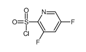 3,5-difluoropyridine-2-sulfonyl chloride structure