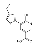5-(4-ethylthiophen-2-yl)-6-oxo-1H-pyridine-3-carboxylic acid Structure
