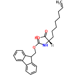 (S)-N-Fmoc-2-(7’-辛烯基)甘氨酸结构式