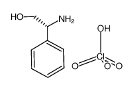 (R)-2-amino-2-phenylethanol hydrogen perchlorate结构式