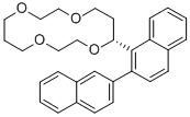 (R)-2,2'-BINAPHTHYL-14-CROWN-4 structure