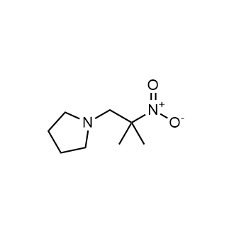 1-(2-甲基-2-硝基丙基)吡咯烷结构式