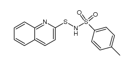 N-(2-Chinolylthio)-p-toluolsulfonamid Structure