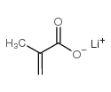 lithium,2-methylprop-2-enoate Structure