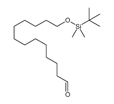 13-((tert-butyldimethylsilyl)oxy)tridecanal结构式