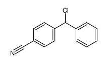 4-[chloro(phenyl)methyl]benzonitrile Structure