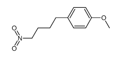 1-methoxy-4-(4-nitrobutyl)benzene Structure