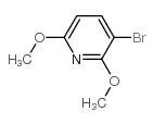 3-溴-2,6-二甲氧基吡啶结构式