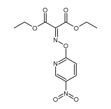 diethyl (5-nitro-2-pyridyloxyimino)malonate结构式