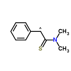 Ethyl,2-(dimethylamino)-1-phenyl-2-thioxo- (9CI) structure