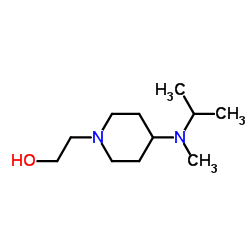 2-{4-[Isopropyl(methyl)amino]-1-piperidinyl}ethanol结构式