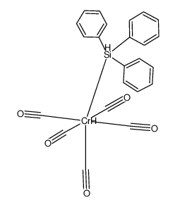[Cr(CO)5(η2-HSiPh3)]结构式