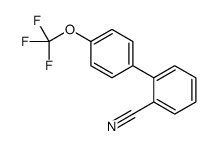2-[4-(trifluoromethoxy)phenyl]benzonitrile结构式