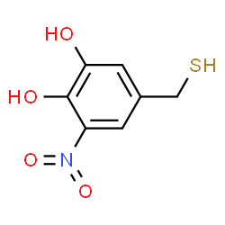 1,2-Benzenediol, 5-(mercaptomethyl)-3-nitro- (9CI)结构式