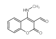 4-(methylamino)-2-oxochromene-3-carbaldehyde结构式
