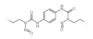 Urea, 1,1-p-phenylenebis(3-(2-chloroethyl)-3-nitroso- picture