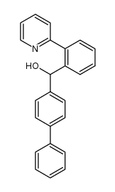 biphenyl-4-yl(2-(pyridin-2-yl)phenyl)methanol Structure