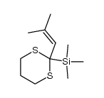 3-methyl-1-(1,3-dithian-2-yl)-1-trimethylsilylpropene结构式