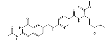 N2-acetyl-3′-azafolic acid dimethylester Structure