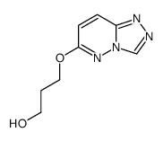 3-([1,2,4]triazolo[4,3-b]pyridazin-6-yloxy)propan-1-ol结构式