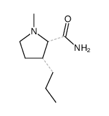 2-Pyrrolidinecarboxamide,1-methyl-3-propyl-(8CI) Structure