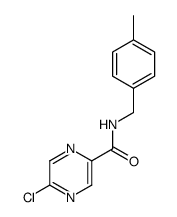 5-chloro-N-(4-methylbenzyl)pyrazine-2-carboxamide结构式