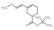 1(2H)-Pyridinecarboxylic acid, 3,6-dihydro-5-((methoxyimino)methyl)-,1,1-dimethylethyl ester, (E)- Structure