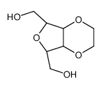2,5-anhydro-3,4-O-(1,2-ethanediyl)mannitol structure