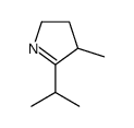 2H-Pyrrole,3,4-dihydro-4-methyl-5-(1-methylethyl)-(9CI)结构式