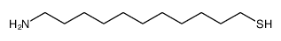 11-(ω-mercapto)-undecanylamine Structure