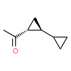 Ethanone, 1-[1,1-bicyclopropyl]-2-yl-, trans- (9CI) Structure