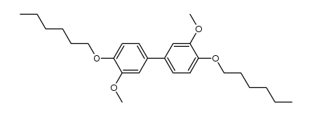 4,4'-bis(hexyloxy)-3,3'-dimethoxybiphenyl Structure