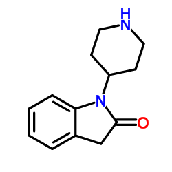 1-(4-Piperidinyl)-1,3-dihydro-2H-indol-2-one structure