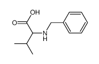 2-N-benzylamino-3-methylbutyric acid Structure