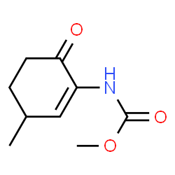 Carbamic acid,(3-methyl-6-oxo-1-cyclohexen-1-yl)-,methyl ester (9CI)结构式