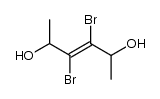 3,4-dibromo-hex-3-ene-2,5-diol Structure