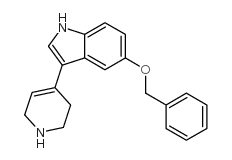 5-phenylmethoxy-3-(1,2,3,6-tetrahydropyridin-4-yl)-1H-indole Structure