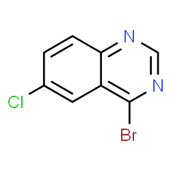 4-溴-6-氯喹唑啉结构式
