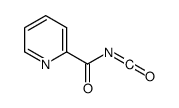 2-Pyridinecarbonylisocyanate(9CI)结构式