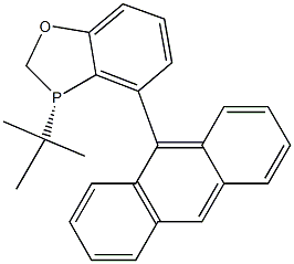 (S)-4-(anthracen-9-yl)-3-(tert-butyl)-2,3-dihydrobenzo[d][1,3]oxaphosphole structure