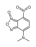 N,N-dimethyl-4-nitro-3-oxido-2,1,3-benzoxadiazol-3-ium-7-amine结构式