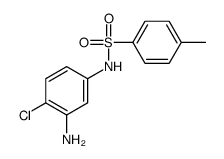 N-(3-amino-4-chlorophenyl)-4-methylbenzenesulfonamide结构式